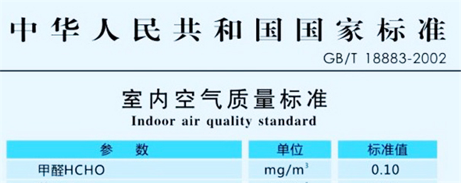 室內(nèi)空氣甲醛檢測(cè)標(biāo)準(zhǔn)