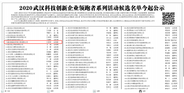 格瑞樂環(huán)保入選2020武漢科技創(chuàng)新企業(yè)領(lǐng)跑者系列候選名單,武漢市除甲醛,武漢除甲醛,武漢市除甲醛公司